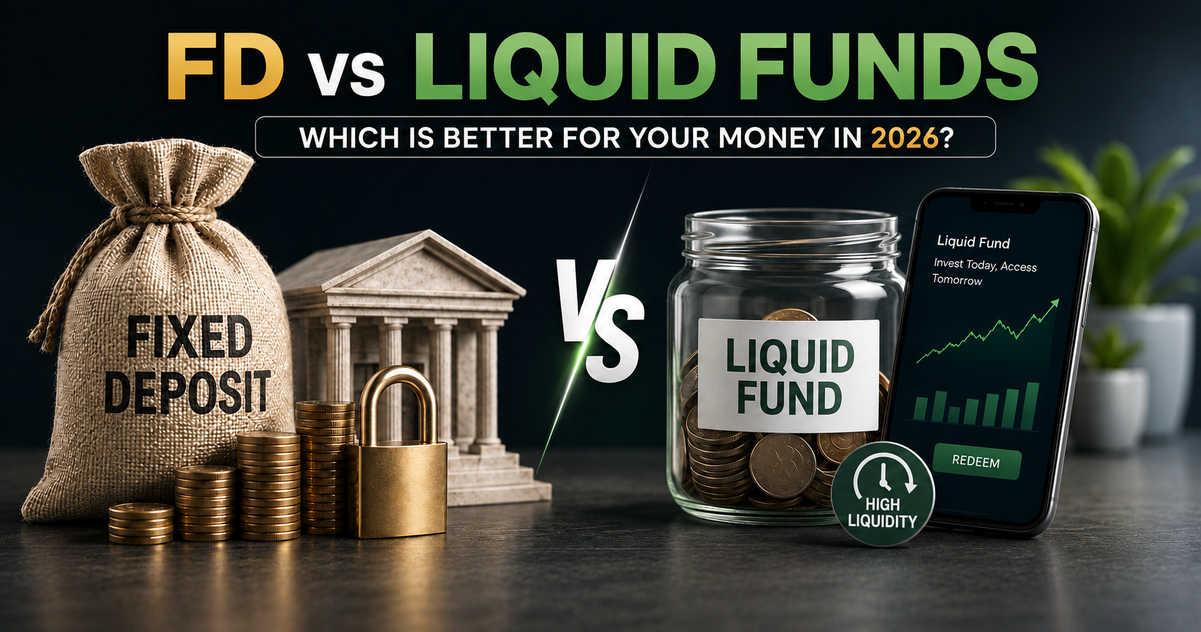 Fixed Deposit vs Liquid Funds: Which Offers Better Returns in 2026?